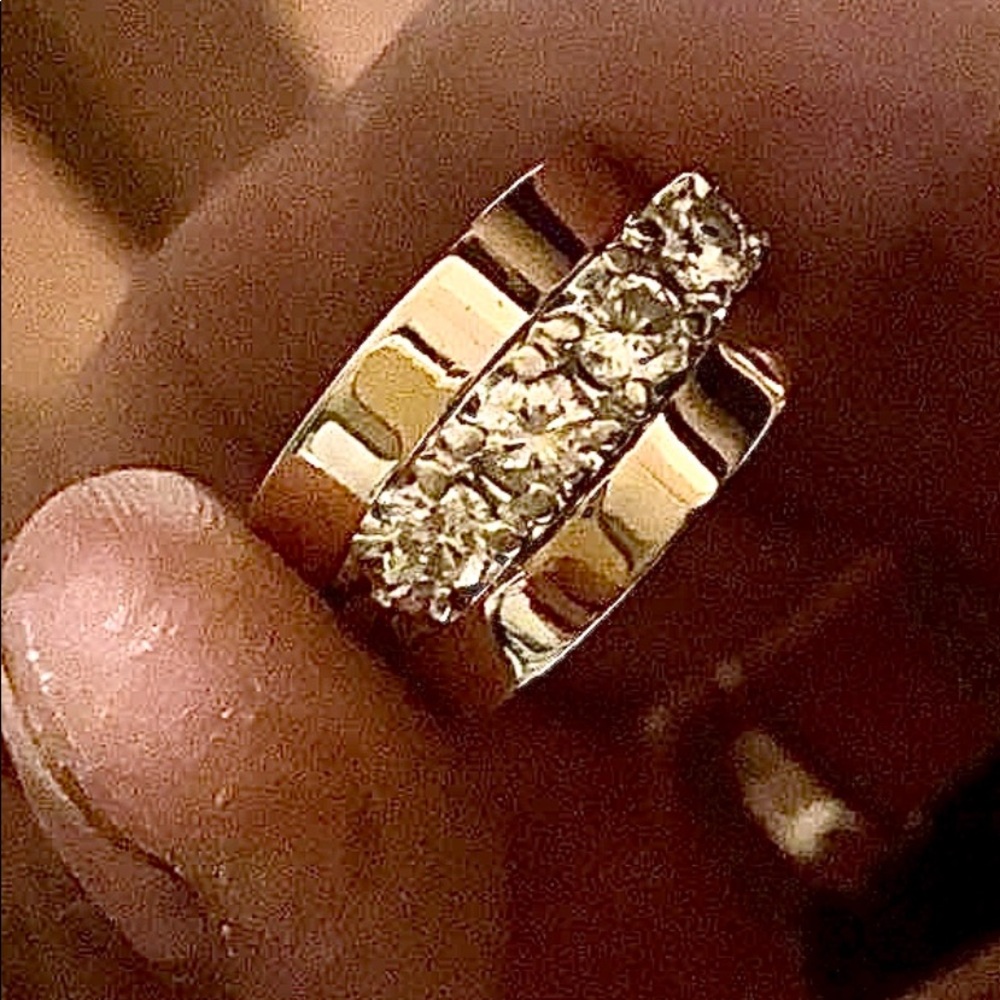 2ct diamond 14k gold ring